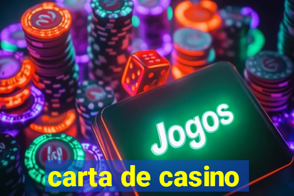 carta de casino