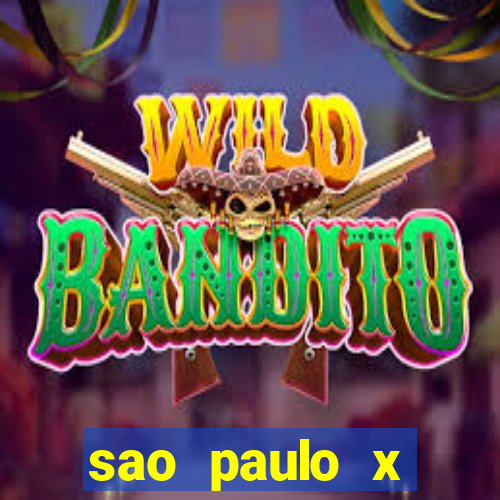 sao paulo x botafogo palpites