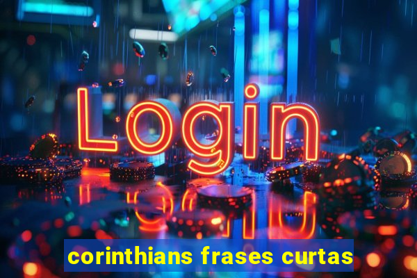 corinthians frases curtas