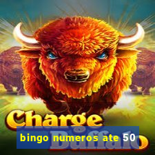 bingo numeros ate 50