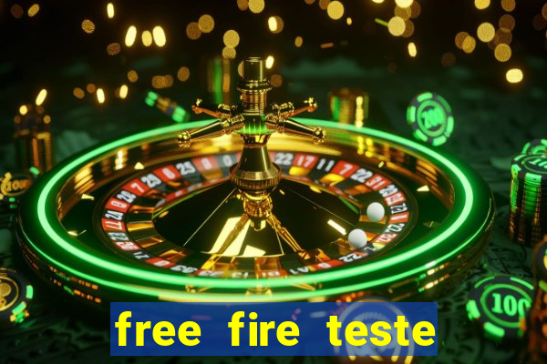 free fire teste grátis jogar agora