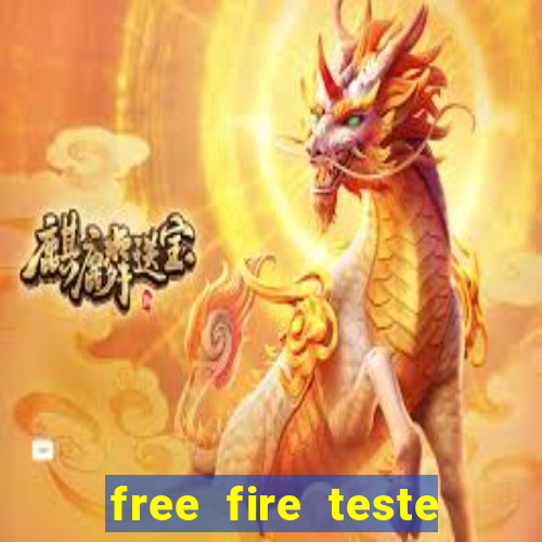 free fire teste grátis jogar agora