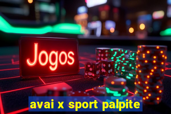 avai x sport palpite