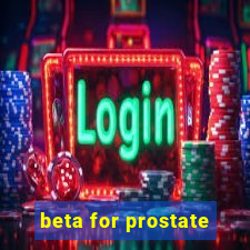 beta for prostate