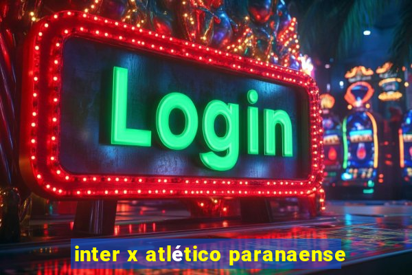 inter x atlético paranaense