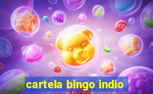 cartela bingo indio