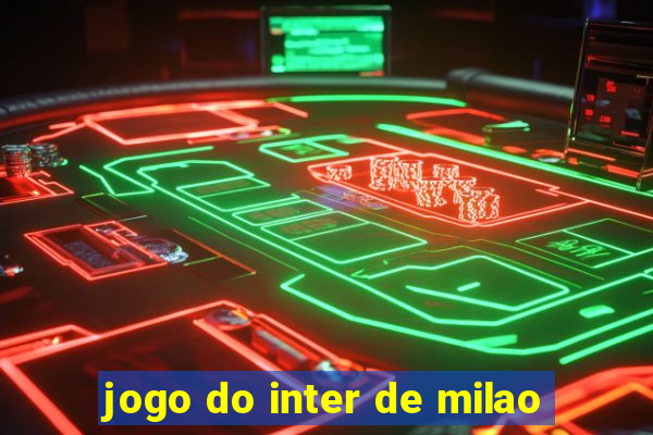 jogo do inter de milao