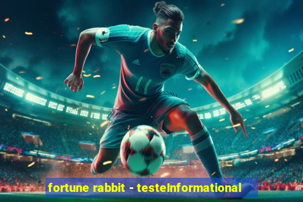 fortune rabbit - testeInformational