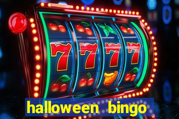 halloween bingo cards with numbers