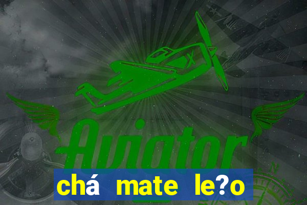 chá mate le?o pêssego benefícios