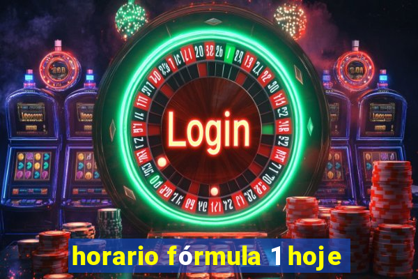 horario fórmula 1 hoje