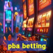 pba betting