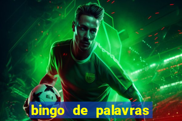 bingo de palavras colorido para imprimir