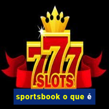 sportsbook o que é