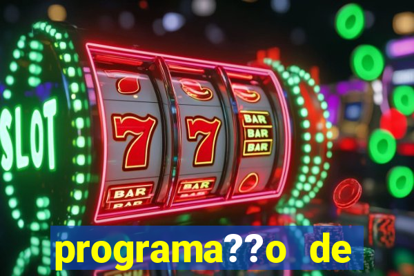 programa??o de jogos de futebol