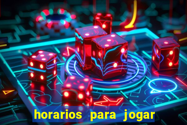 horarios para jogar no fortune rabbit