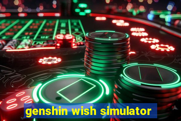 genshin wish simulator