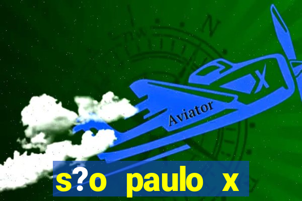 s?o paulo x cruzeiro palpites