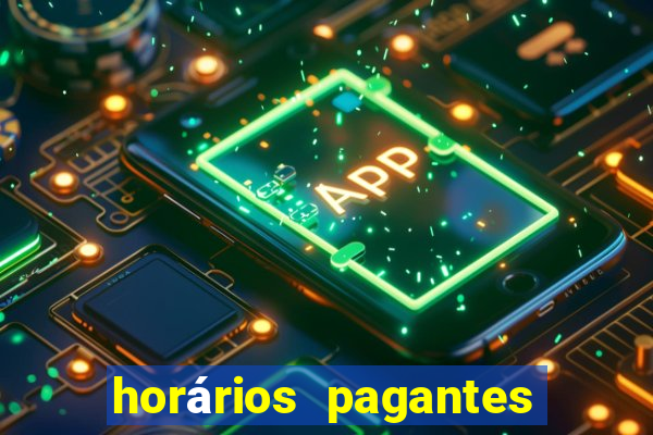 horários pagantes pg soft