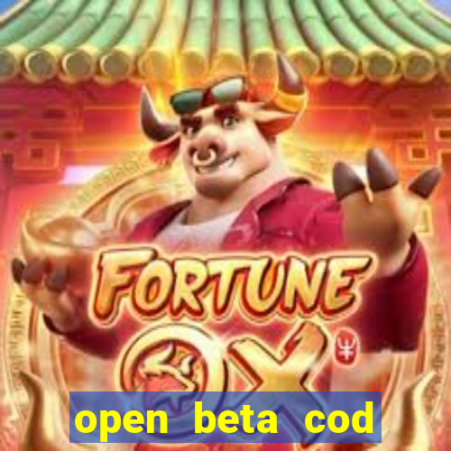 open beta cod black ops 6