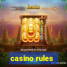 casino rules