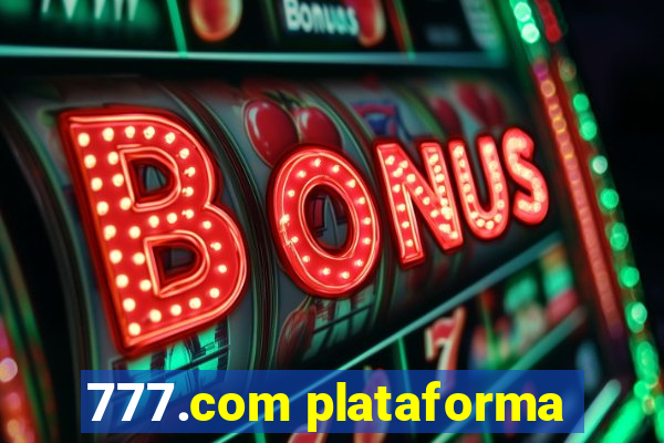 777.com plataforma