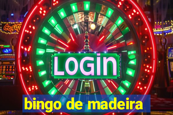 bingo de madeira