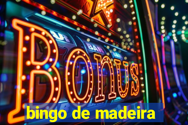 bingo de madeira