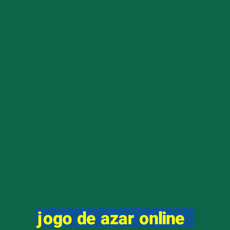 jogo de azar online