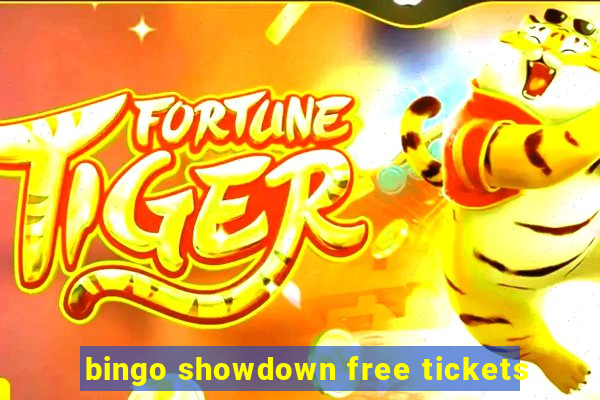 bingo showdown free tickets