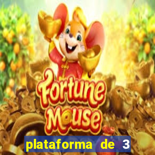 plataforma de 3 reais cassino