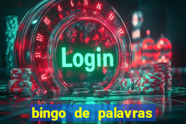 bingo de palavras cha de bebe