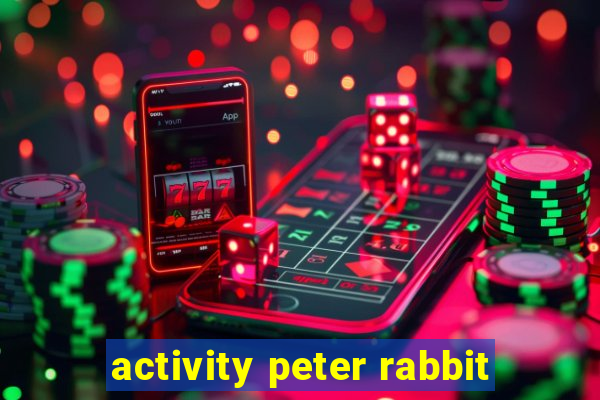 activity peter rabbit