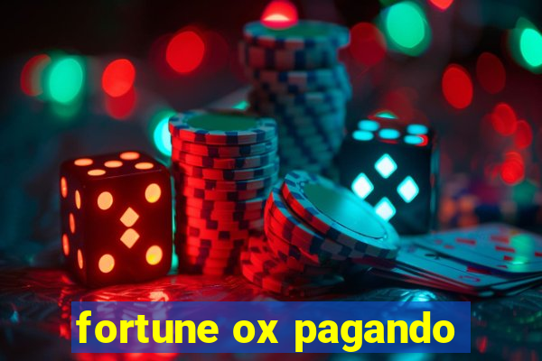 fortune ox pagando