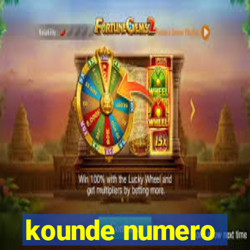 kounde numero