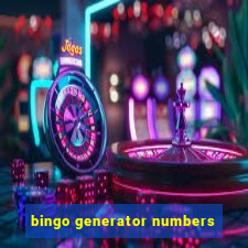 bingo generator numbers