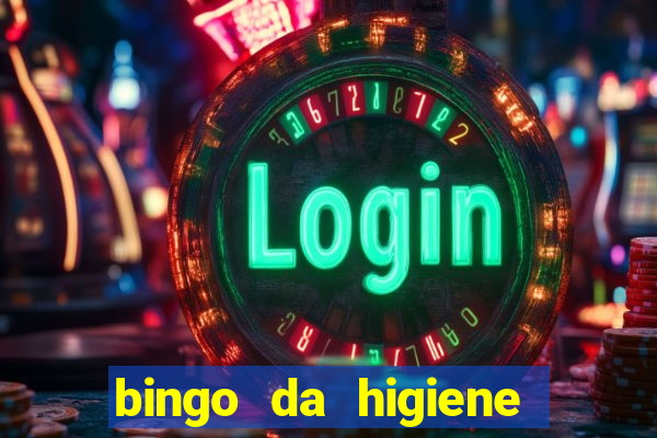 bingo da higiene para imprimir