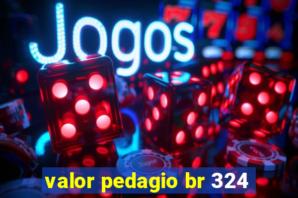 valor pedagio br 324