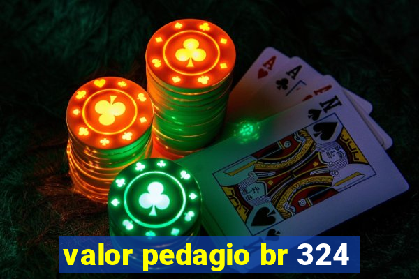 valor pedagio br 324