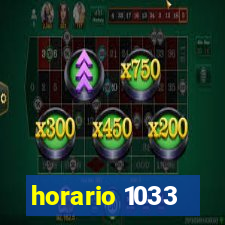 horario 1033