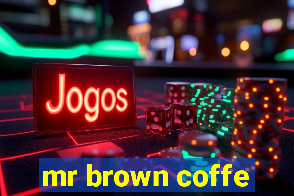 mr brown coffe