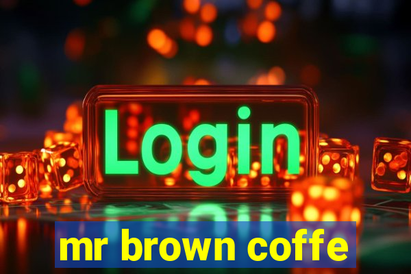 mr brown coffe