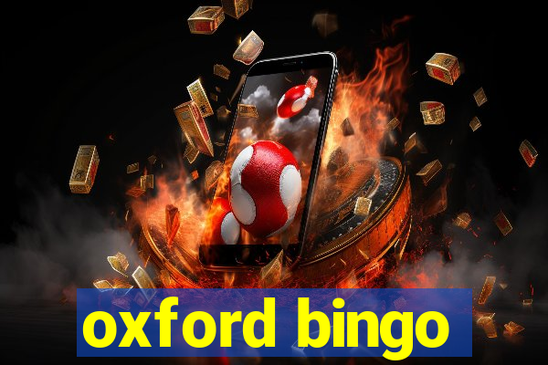 oxford bingo