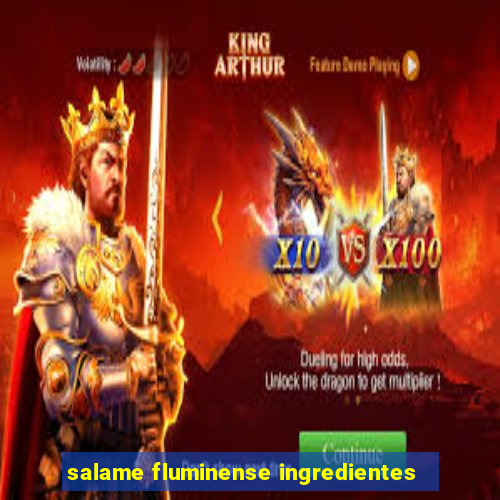 salame fluminense ingredientes