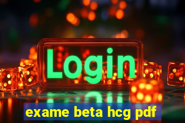 exame beta hcg pdf