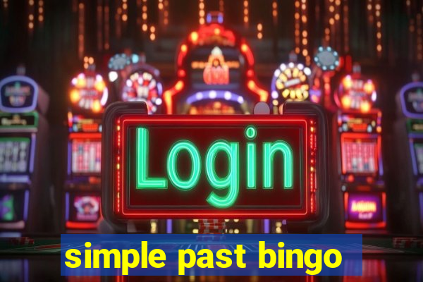 simple past bingo