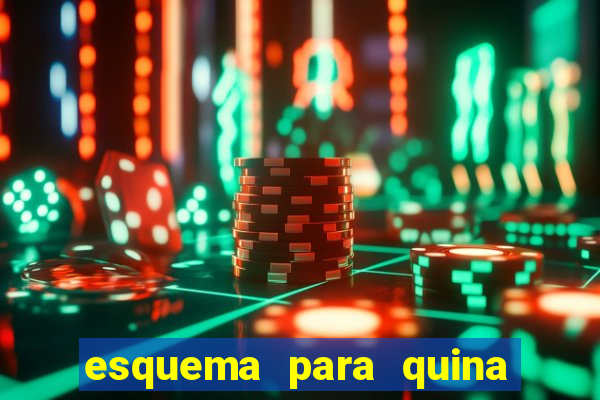 esquema para quina com 20 dezenas