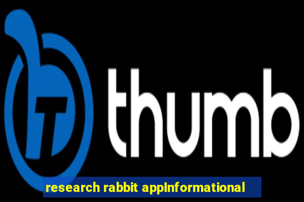 research rabbit appInformational