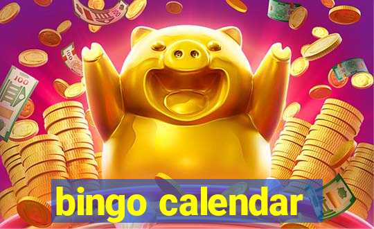 bingo calendar