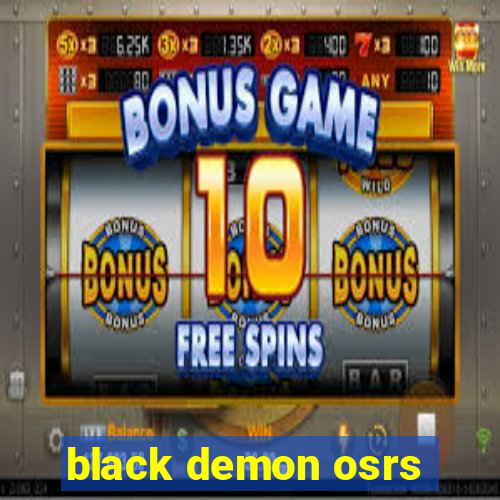 black demon osrs